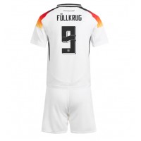 Camisa de time de futebol Alemanha Niclas Fullkrug #9 Replicas 1º Equipamento Infantil Europeu 2024 Manga Curta (+ Calças curtas)
